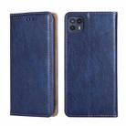 For Motorola Moto G50 5G Gloss Oil Solid Color Magnetic Leather Phone Case(Blue) - 1