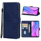 For Xiaomi Redmi 9 Prime Leather Phone Case(Blue) - 1