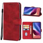 For Xiaomi Redmi K40 Pro Leather Phone Case(Red) - 1
