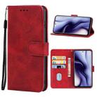 For Xiaomi Mi 10i Leather Phone Case(Red) - 1