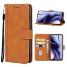 For Xiaomi Mi 10i Leather Phone Case(Brown) - 1