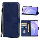 For Xiaomi Redmi Note9 4G Global /10X 4G Leather Phone Case(Blue) - 1