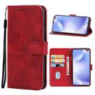 For Xiaomi Redmi K30i 5G Leather Phone Case(Red) - 1