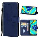 For Xiaomi Redmi Note 9S Leather Phone Case(Blue) - 1