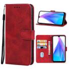 For Xiaomi Redmi Note 8T Leather Phone Case(Red) - 1