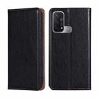 For OPPO Reno5 A Gloss Oil Solid Color Magnetic Leather Phone Case(Black) - 1