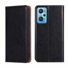 For OPPO Realme GT Neo2 5G Gloss Oil Solid Color Magnetic Leather Phone Case(Black) - 1