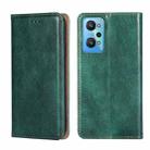 For OPPO Realme GT Neo2 5G Gloss Oil Solid Color Magnetic Leather Phone Case(Green) - 1