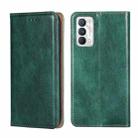 For OPPO Realme GT Master / Q3 Pro Carnival Gloss Oil Solid Color Magnetic Leather Phone Case(Green) - 1