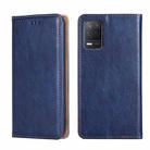 For OPPO Realme V13 5G Gloss Oil Solid Color Magnetic Leather Phone Case(Blue) - 1