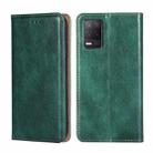 For OPPO Realme V13 5G Gloss Oil Solid Color Magnetic Leather Phone Case(Green) - 1