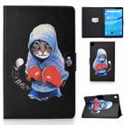 For Lenovo Tab M10 Plus 10.6 3rd Gen 2022 Colored Drawing Smart Leather Tablet Case(Boxing Cat) - 1