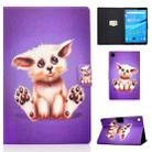 For Lenovo Tab M10 Plus 10.6 3rd Gen 2022 Colored Drawing Smart Leather Tablet Case(Golden Fox) - 1
