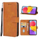 For Samsung Galaxy F13 Leather Phone Case(Brown) - 1