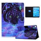 For Lenovo Tab M10 3rd Gen Colored Drawing Smart Leather Tablet Case(Starry Sky Lion) - 1