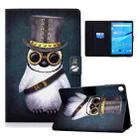 For Lenovo Tab M10 3rd Gen Colored Drawing Smart Leather Tablet Case(Penguin) - 1