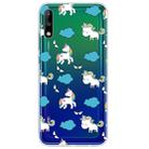 For Huawei Enjoy 10 Lucency Painted TPU Protective Case(Clouds Horse) - 1