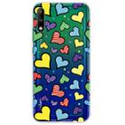 For Huawei Enjoy 10 Lucency Painted TPU Protective Case(Love) - 1