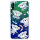 For Huawei Enjoy 10 Lucency Painted TPU Protective Case(koala) - 1