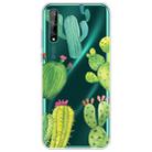 For Huawei Enjoy 10s Lucency Painted TPU Protective Case(Cactus) - 1