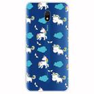 For Xiaomi Redmi 8A Lucency Painted TPU Protective Case(Clouds Horse) - 1