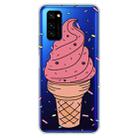 For Huawei Honor V30 Lucency Painted TPU Protective Case(Ice Cream) - 1