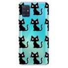 For Galaxy A51 Lucency Painted TPU Protective Case(Cats) - 1