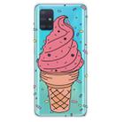 For Galaxy A71 Lucency Painted TPU Protective Case(Ice Cream) - 1