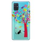 For Galaxy A71 Lucency Painted TPU Protective Case(Tree) - 1