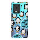 For Galaxy S20 Ultra Lucency Painted TPU Protective Case(Penguins) - 1