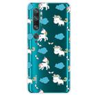 For Xiaomi CC9 Pro Lucency Painted TPU Protective Case(Clouds Horse) - 1