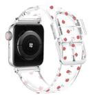 Square Buckle Transparent Watch Band For Apple Watch Ultra 49mm / Series 8&7 45mm / SE 2&6&SE&5&4 44mm / 3&2&1 42mm(Apple) - 1