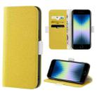 For iPhone SE 2022 / SE 2020 / 8 / 7 Candy Color Litchi Texture Leather Phone Case(Yellow) - 1