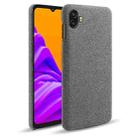 For Samsung Galaxy Xcover6 Pro Cloth Coated Hard Plastic Phone Case(Grey) - 1