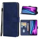 For OPPO Realme Narzo 50i Prime Leather Phone Case(Blue) - 1