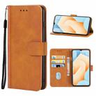 For vivo iQOO U5e Leather Phone Case(Brown) - 1