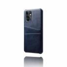 For Huawei Maimang 11 Dual Card Slots Calf Texture PC Leather Phone Case(Blue) - 3