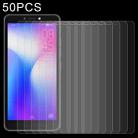 50 PCS 0.26mm 9H 2.5D Tempered Glass Film For TECNO Pop 2 - 1