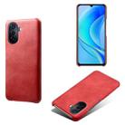 For Huawei Enjoy 50 Calf Texture PC + PU Phone Case(Red) - 1