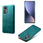 For Xiaomi 12 Lite Eurasian Calf Texture PC + PU Phone Case(Green) - 1