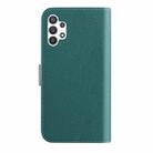 For Samsung Galaxy A32 5G Candy Color Litchi Texture Leather Phone Case(Dark Green) - 3
