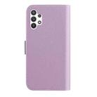 For Samsung Galaxy A32 5G Candy Color Litchi Texture Leather Phone Case(Light Purple) - 3
