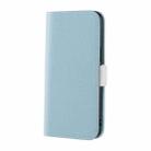 For Samsung Galaxy Note20 Candy Color Litchi Texture Leather Phone Case(Light Blue) - 2