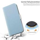 For Samsung Galaxy Note20 Candy Color Litchi Texture Leather Phone Case(Light Blue) - 6