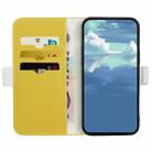 For Samsung Galaxy Note20 Candy Color Litchi Texture Leather Phone Case(Yellow) - 4