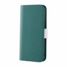 For Samsung Galaxy Note20 Ultra Candy Color Litchi Texture Leather Phone Case(Dark Green) - 2