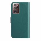 For Samsung Galaxy Note20 Ultra Candy Color Litchi Texture Leather Phone Case(Dark Green) - 3