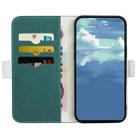 For Samsung Galaxy Note20 Ultra Candy Color Litchi Texture Leather Phone Case(Dark Green) - 4