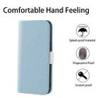 For Samsung Galaxy Note20 Ultra Candy Color Litchi Texture Leather Phone Case(Light Blue) - 6