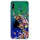 For Huawei Enjoy 10 Lucency Painted TPU Protective Case(Flower Girl) - 1